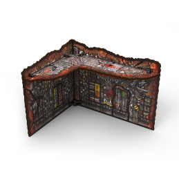 Vorbemalte zusammenklappbare kleine Ruine in L-Form Matched Play - Orks