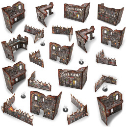 Pre-Painted Foldable Matched Play terrain pack - Orks