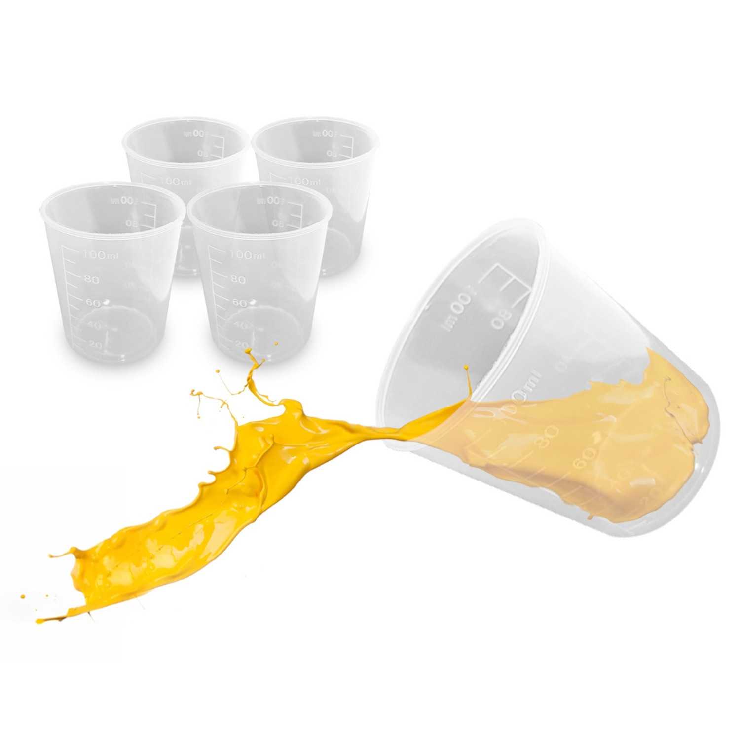 5x Mesureurs Jetables 100ml | Coupelle de mesure
