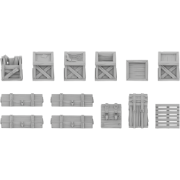 Wooden Crates 1:48 | Wooden boxes