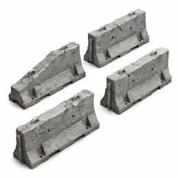 Jersey Barriers | Jersey wall 1:48-1:35