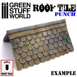 Miniature ROOF TILE Punch | Medium 1/35-1/43-1/48