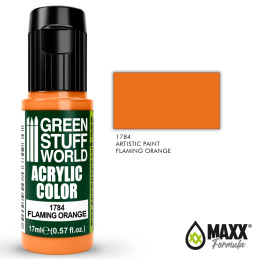 Colore Acrilico FLAMING ORANGE