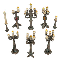 Candelabros 1:48 | Bits de resina para maquetas