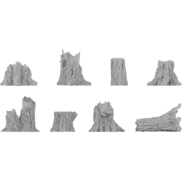 Souches d'arbres moyennes | Troncs d'arbres pour maquettes Souches d'arbres moyennes | Troncs d'arbres pour maquettes