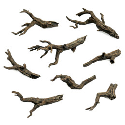 Ramas de árbol rotas para maquetas