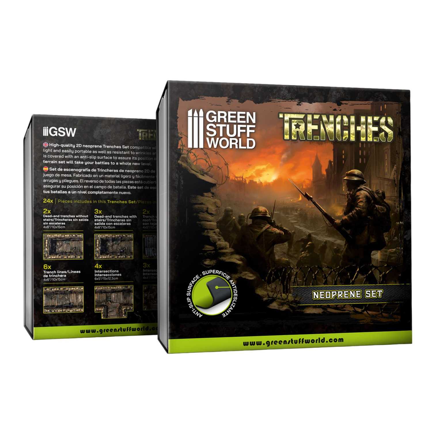 Trincee - Set de Terreno Neopreno | Compatibile con Trench Crusade