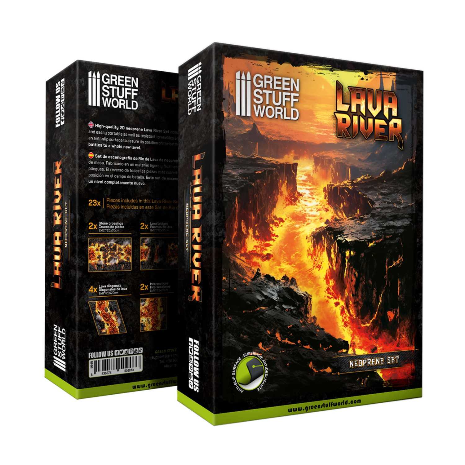 Lava River - Neoprene Terrain Set | Neopren Terrain