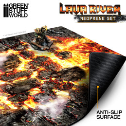 Lava Fluss - Neopren Gelände Set | Neopren Gelände
