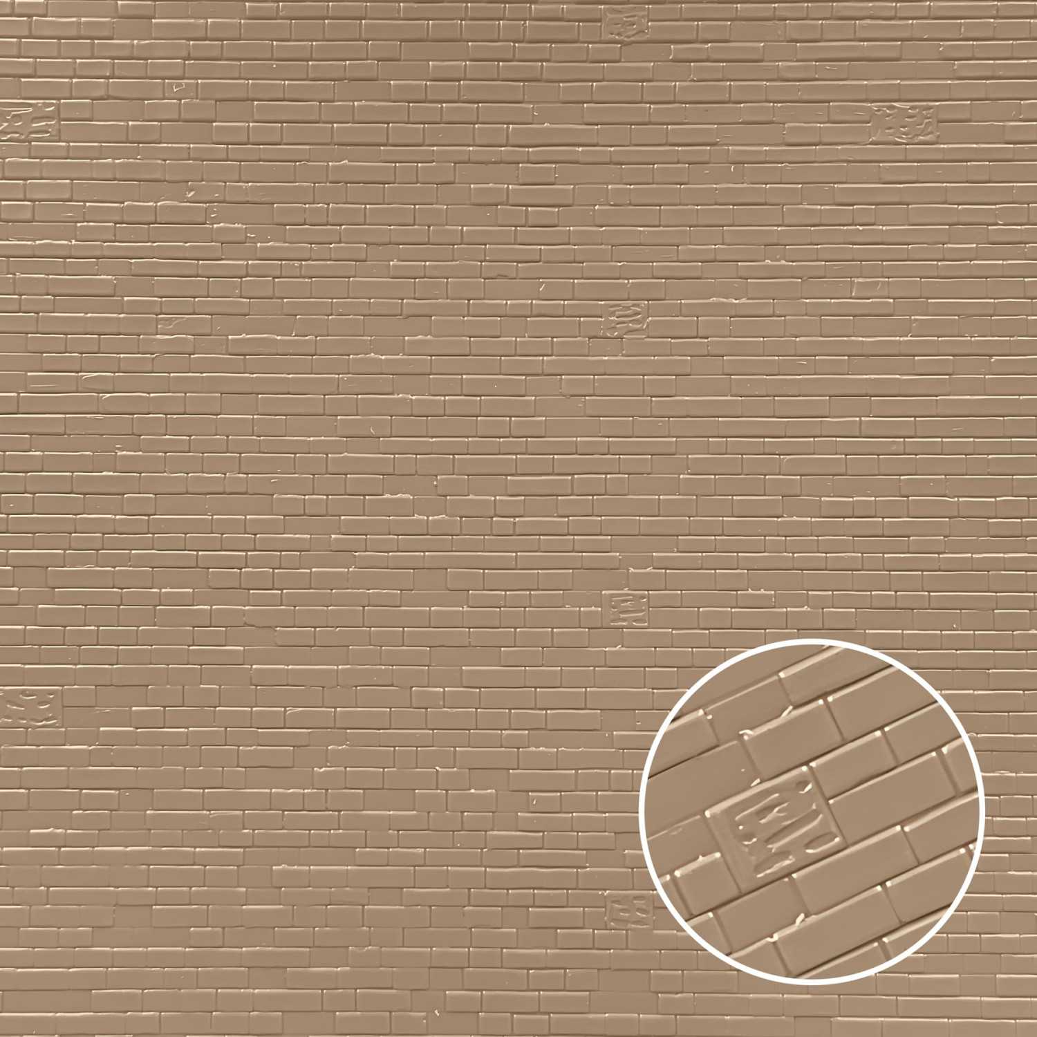 Foglio Plasticard - Muro di mattoni 3mm