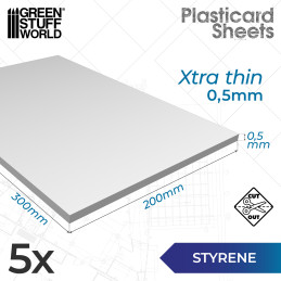 Plastikcard Styrolplatten | Polystyrolplatten (HIPS)