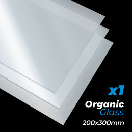 Organic GLASS Sheet - Clear | Textured Sheets