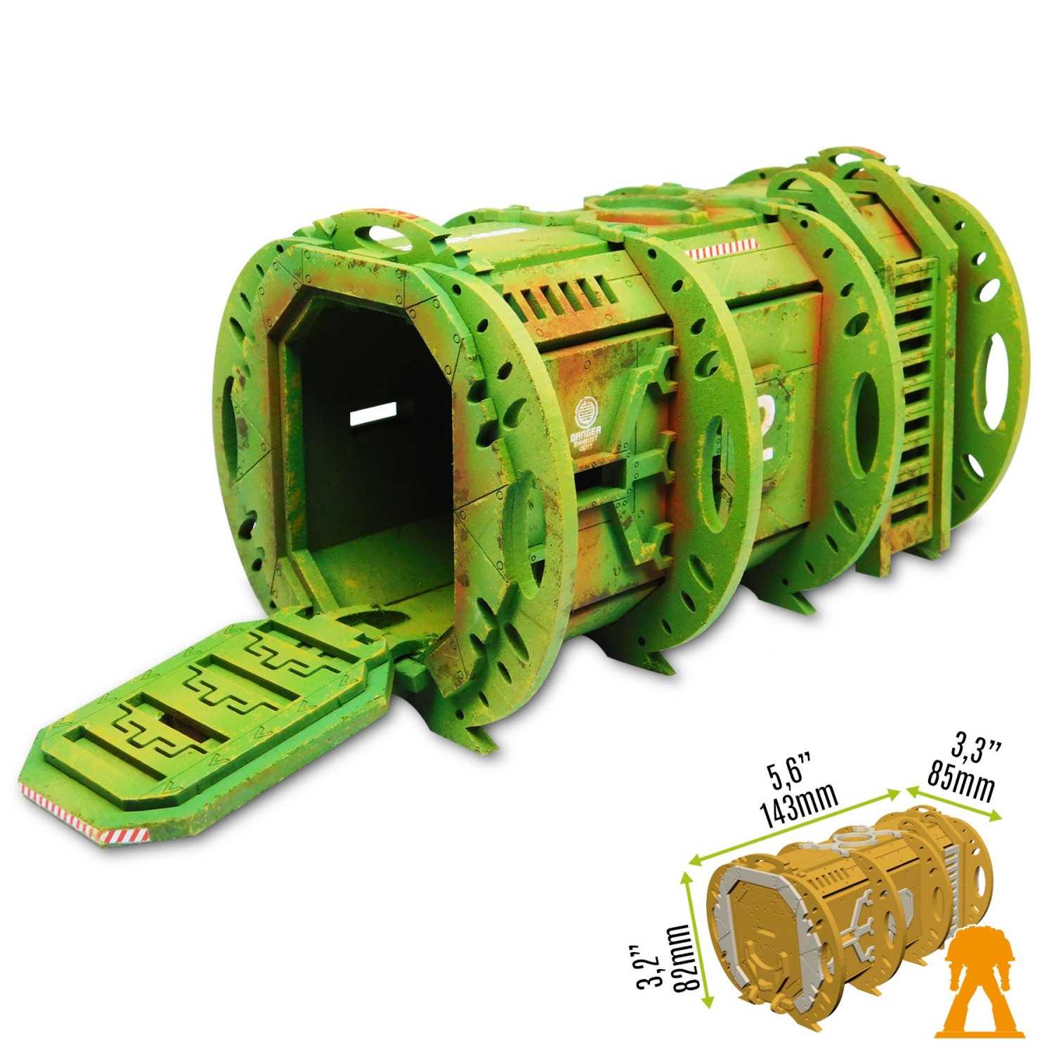 Sci-Fi Container für Kriegsspiele und Landschaften. Sci-Fi Container für Kriegsspiele und Landschaften.