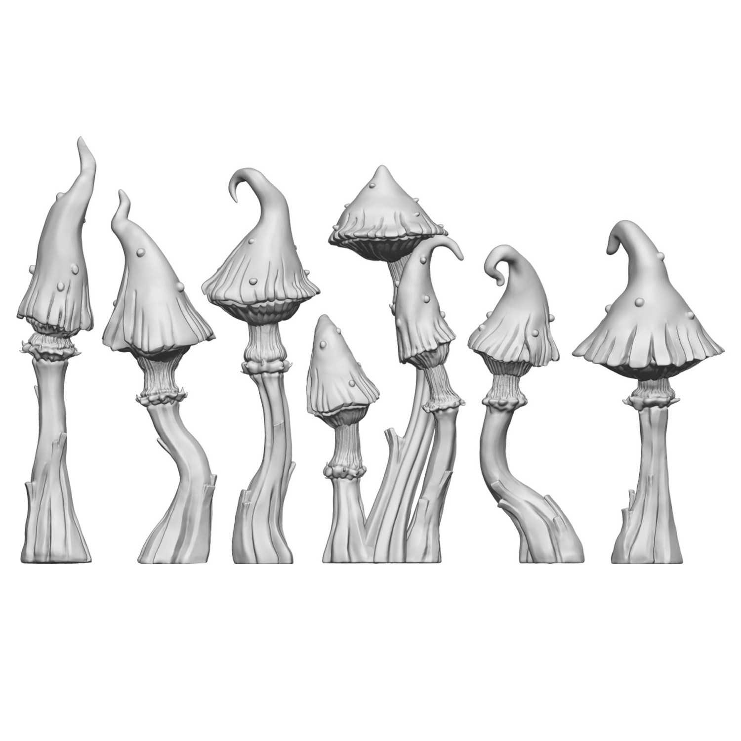 Set impreso en 3D - Setas Goblin XL