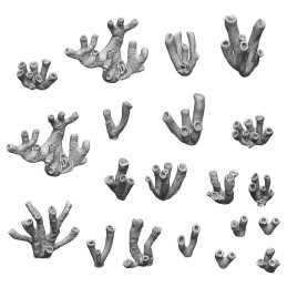 3D printed set - Corals 1:48-1:35