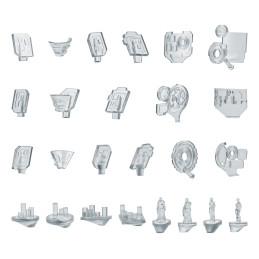 Set imprimé en 3D - Écrans de Hacker 1:48