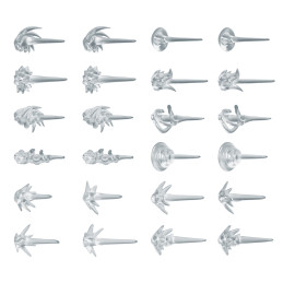 Set imprimé en 3D - Effet plasma transparent 1:48