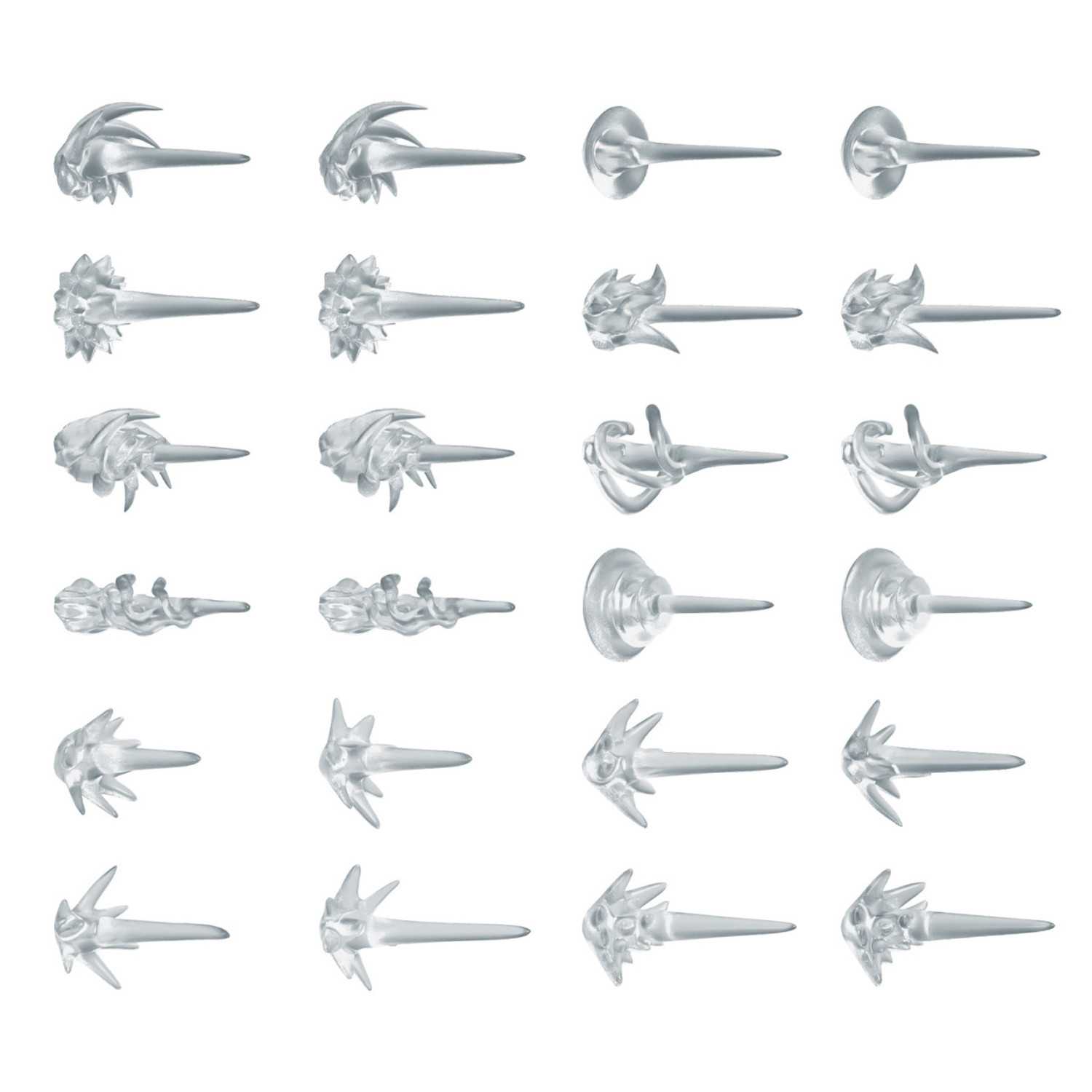 Set impreso en 3D - Disparo Plasma Transparente 1:48