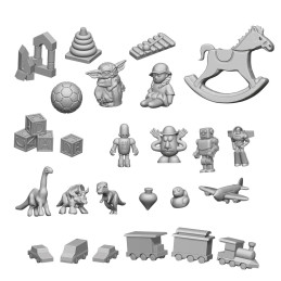 3D printed set - Children Toys Resin Set 1:48-1:35
