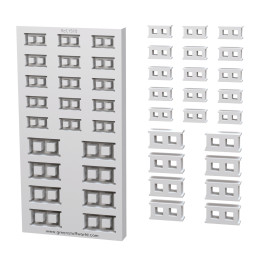 Moldes de Silicona Ladrillos Hormigón