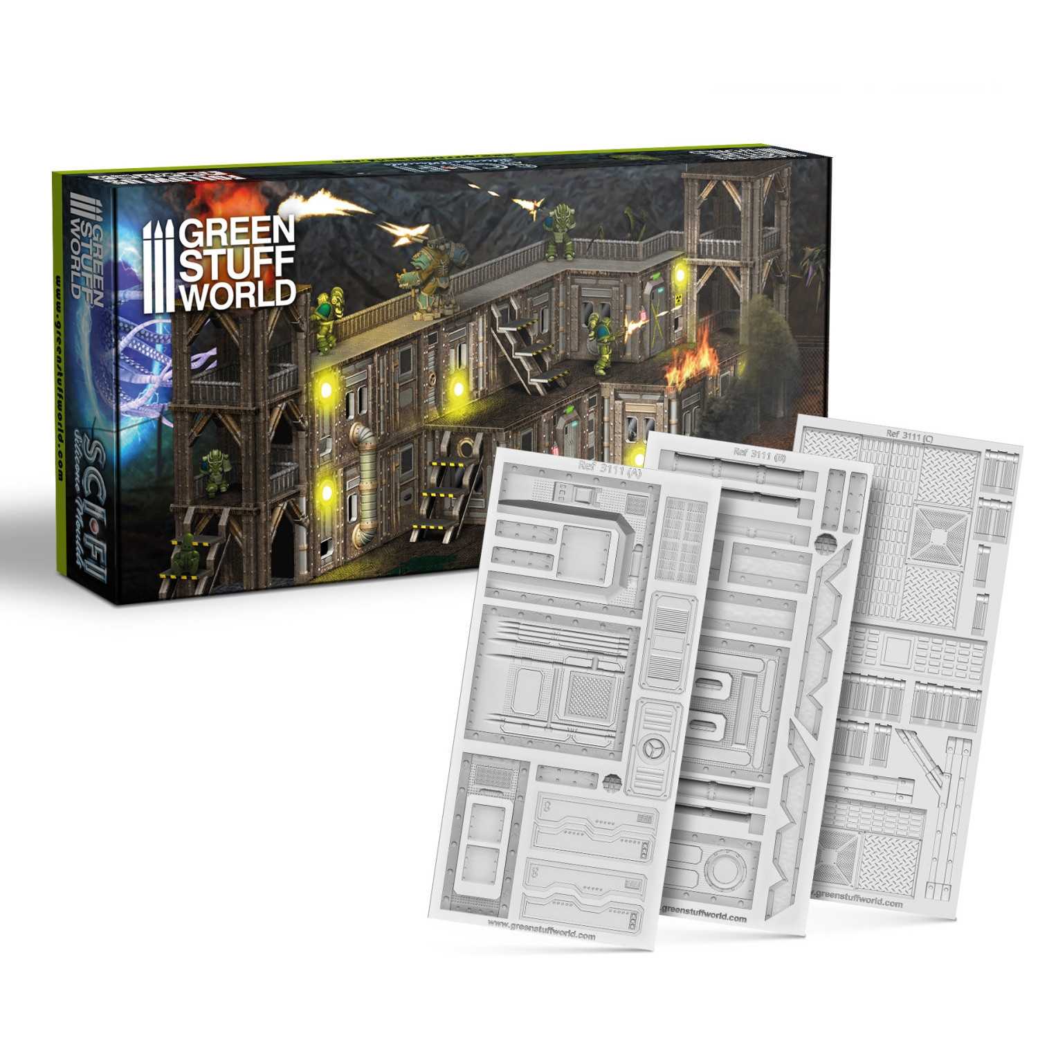 Sci-Fi Silicone Mold | Sci Fi molds