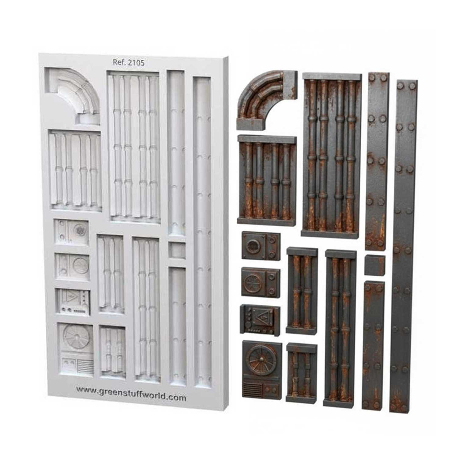 MOULES en Silicone - Circuit de Tuyaux