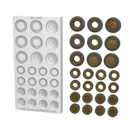 Stampi in Silicone Ruote e Borchie