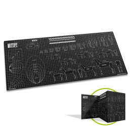 foldable Scale Cutting Mat A3 Extended