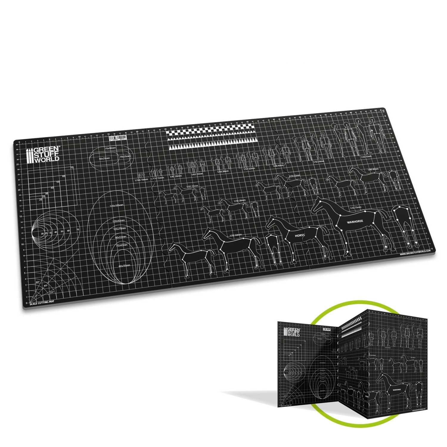 Tapis de Découpe avec échelles A3 Élargi Tapis de Découpe avec échelles A3 Élargi