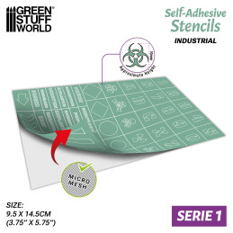 Self-adhesive stencils - Industrial