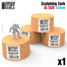 Sculpting Cork XL for armatures | Painting Cork Handles