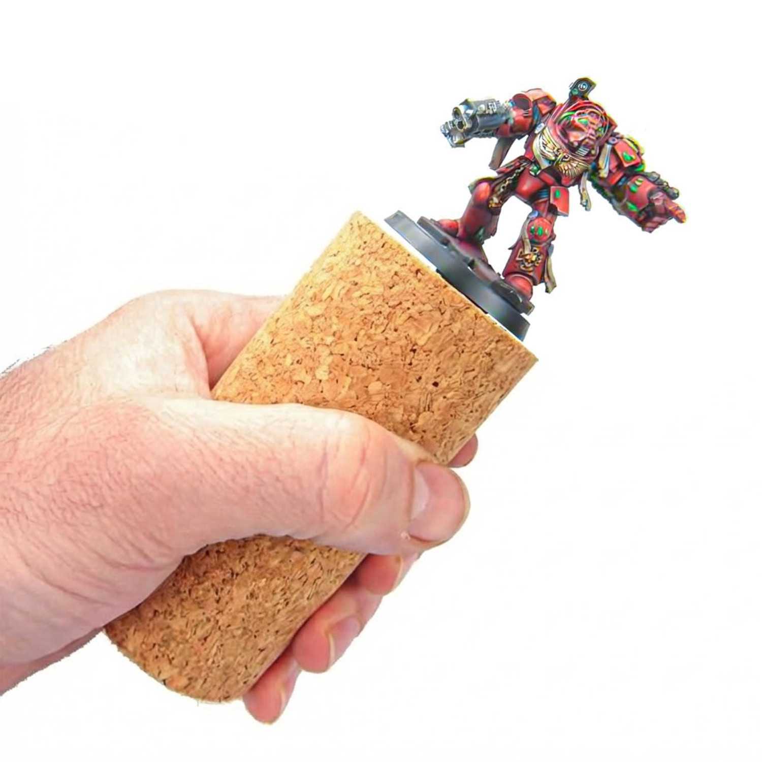 COLONNE en liège pour fixer armatures | Supports pour Figurines