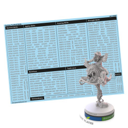 Decals di Blood Bowl e Fantasy Football compatibili per basette con anelli di abilità