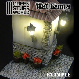 Lampadaires classiques de mur avec LED