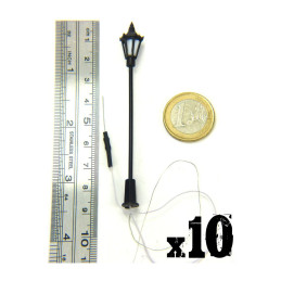 Set de Farolas Clásicas con Luces LED Set de Farolas Clásicas con Luces LED