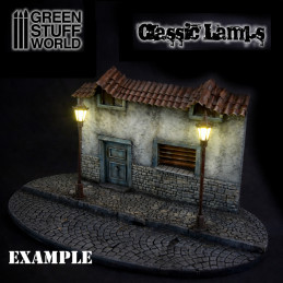 Set de Farolas Clásicas con Luces LED Set de Farolas Clásicas con Luces LED