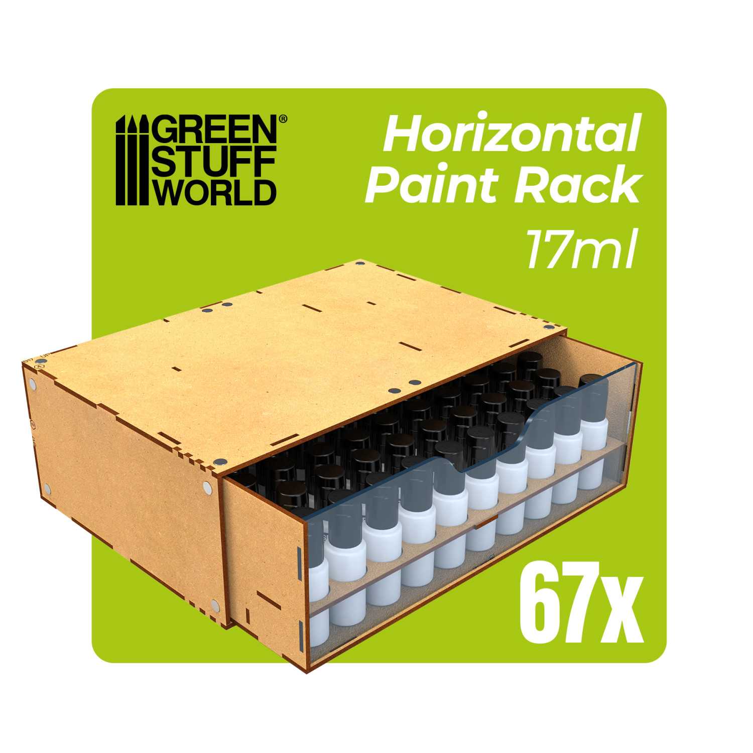 Shopee Paint Rack Stackable Hobby Paint Rack 17ml with magnets - GSW