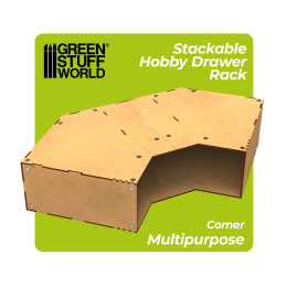 Magnetized Stackable hobby corner module - empty Magnetized Stackable hobby corner module - empty