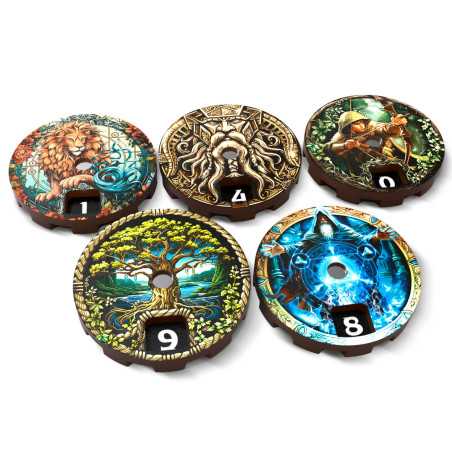 Green Stuff World Compteur De Vie à Double Cadran 00-99 – Accessoire Indispensable Pour Vos Jeux De Cartes Et RPG