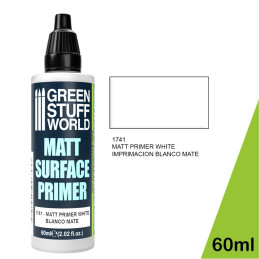 Primaire Blanc Mate 60ml pour Modélisme