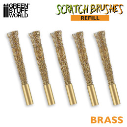Scratch Brush Set Refill – Brass | Engraving tools Scratch Brush Set Refill – Brass | Engraving tools