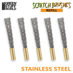 Ricambi Set Spazzole Scratch – Acciaio Inox | Strumenti per Incisione