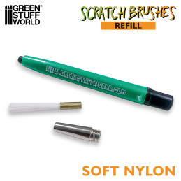 Ricambi Set Spazzole Scratch – Nylon morbido | Strumenti per Incisione