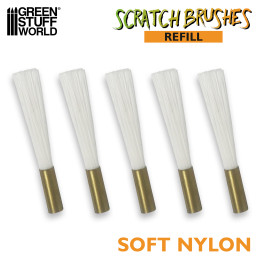 Recambio Set Cepillos Scratch – Nylon suave Herramientas de Grabado Recambio Set Cepillos Scratch – Nylon suave Herramientas de Grabado