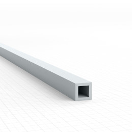Perfil Plasticard TUBO CUADRADO 3 mm Perfiles Cuadrados