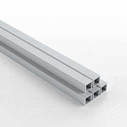 Profilato Plasticard TUBO QUADRATO 5mm | Profilati Quadrati