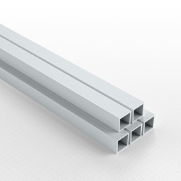 ABS Plasticard - Profile SQUARED TUBE 6mm
