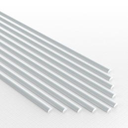 Perfil Plasticard SEMICIRCULO 3 mm