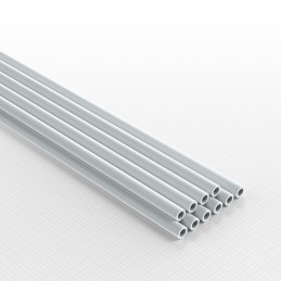 ASA Polystyrol-Profile ROHRPROFIL RUND Plastikcard 3 mm