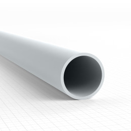 ASA Polystyrol-Profile ROHRPROFIL RUND Plastikcard 8mm | Rundprofil